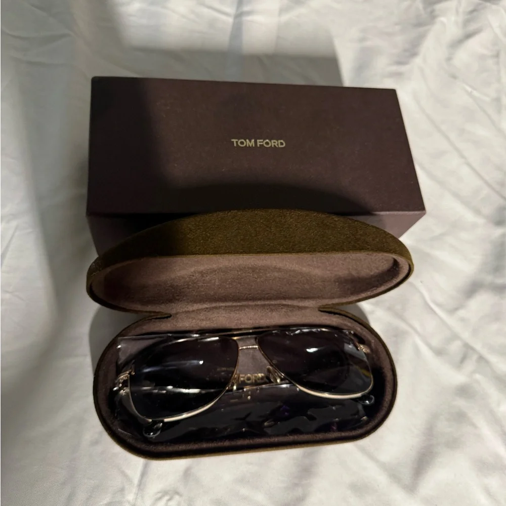 Tom Ford Dark Brown Sunglasses with Case
